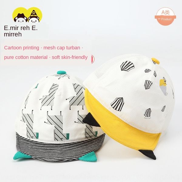 

newborn infant hat soft brim cute boy sun hat baby baseball baby cap mesh baseball cap 0-3 years old, Blue;gray
