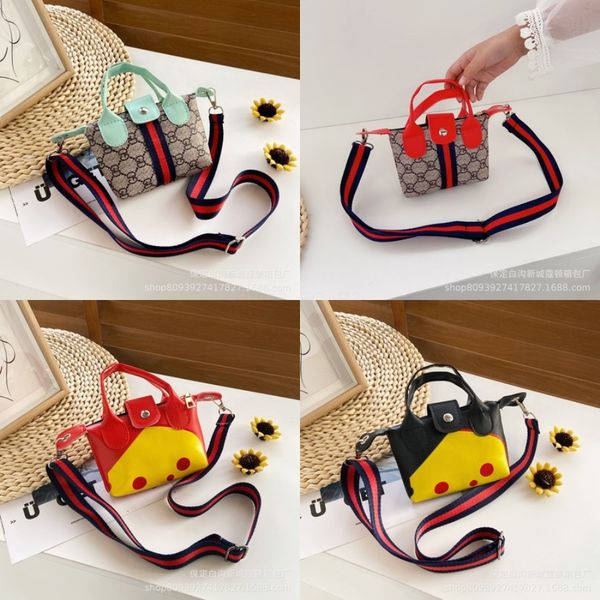 

children fashion tassels messenger bags girl cute fox embroidery pouch kids crossbody case girl mini shoulder bags 30#474, Black