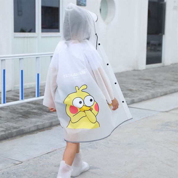 

cr1hi new children's raincoat long whole body poncho boys girls older children junior high school students shawl shawl elementary schoo, Red;brown