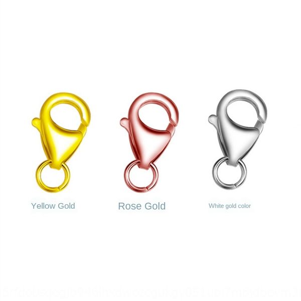 

ywmee stainless steel titanium steel men's and women's lobster buckle pendant melon buckle accessories pendant necklace accessorie, Silver