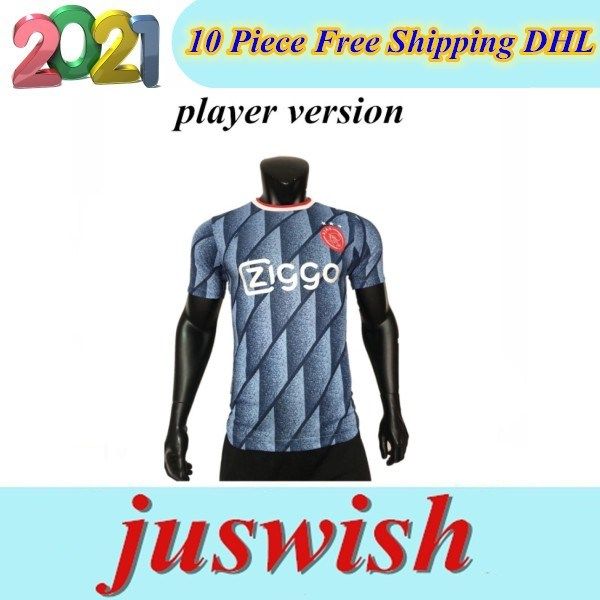 

20 21 ajax player version soccer jersey promes alvarez ajax 2020 2021 camiseta de fútbo van de beek tadic ziyech football shirt men uniform, Black;yellow