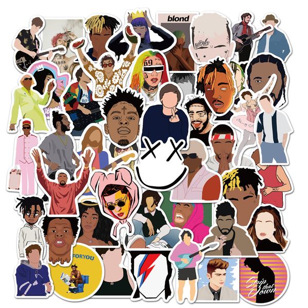 

50 pieces of musician harry taylor and other singers collection graffiti stickers suitcase lapwaterproof stickers