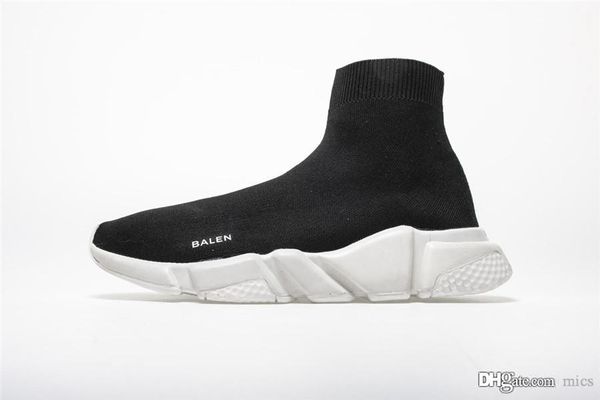 

2020 authentic triple speed runner stretch mesh high-sneaker knit sock shoes mens trainers platform luxury athletic paris with dust bag