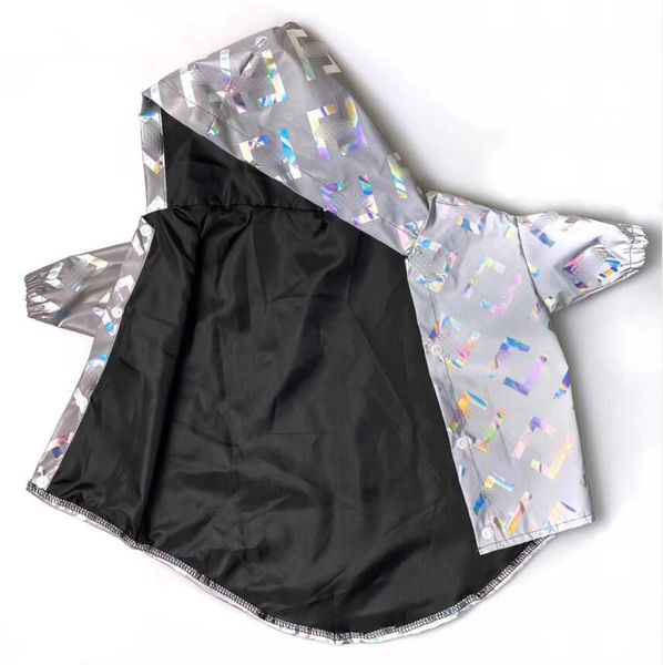 

vintage reflective pattern pet raincoat high street personality charm pets coats birthday gift for bulldog schnauzer jackets