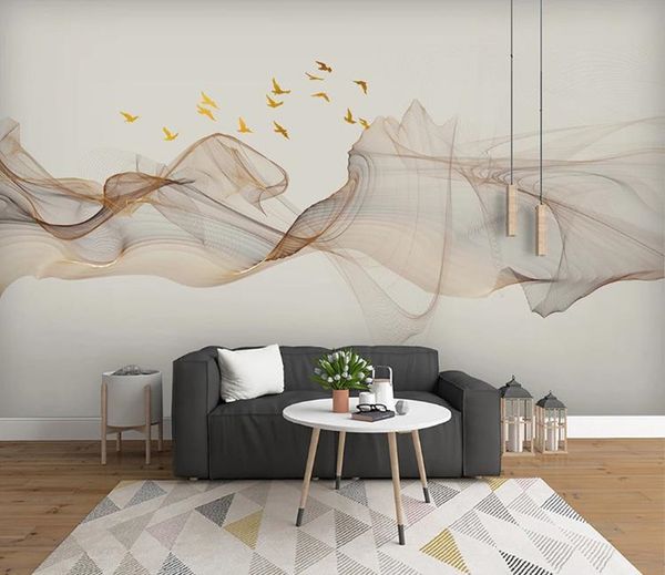 

abstract ink landscape decorative painting p wallpaper custom 3d wallpaper for mural bedroom living room tv background