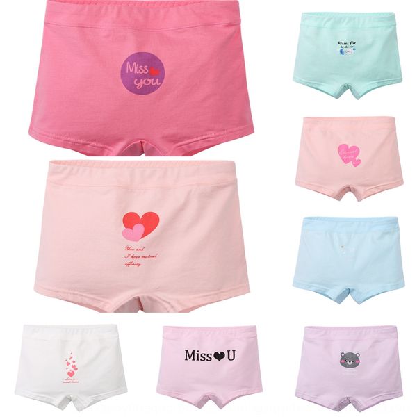 

girls' cotton medium and large children boxer underwear girls' shorts boxer children's underwear girls' baby's one, Camo