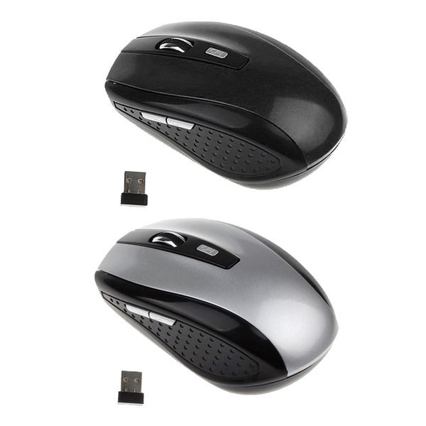 

2 pcs 2.4ghz 1600dpi wireless optical mouse mice+usb receiver for pc laptop