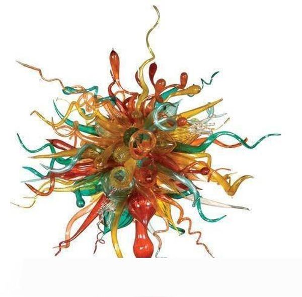 

lamp ac 110v 220v modern crystal art decor blown glass chandelier