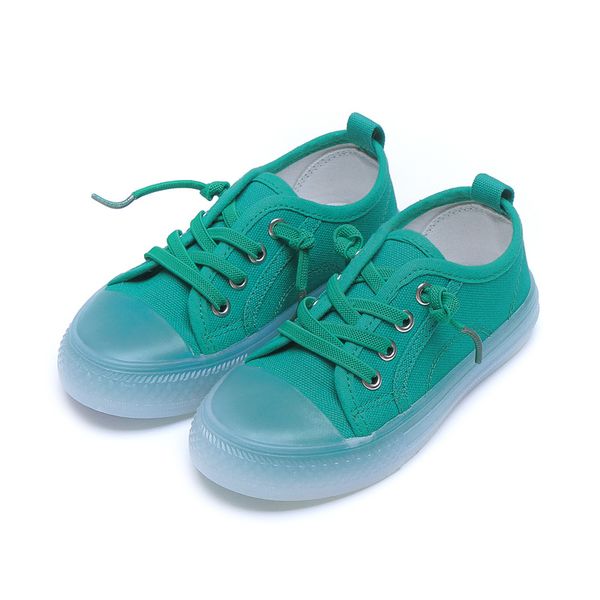 

athletic & outdoor children autumn breathable canvas shoes for boys girls crystal sole candy color casual kids sports size 21-37, Black