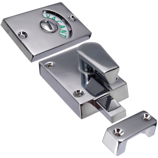 

stainless bathroom toilet privacy door in use lock indicator &screws