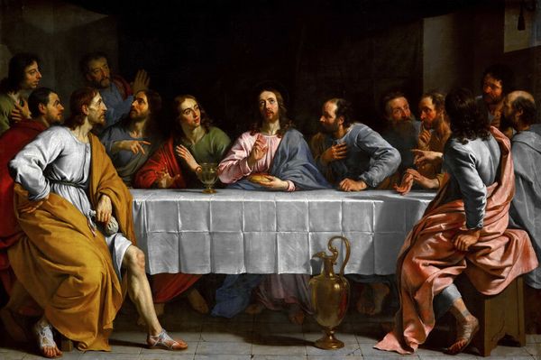 

religious good decorative art jesus christ the last supper wall decor handpainted &hd print oil paintings on canvas wall art 200727