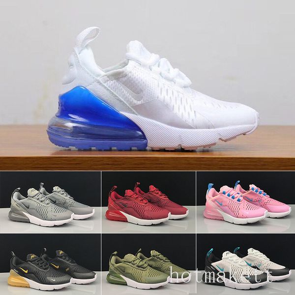 

2019 kids athletic shoes children basketball shoes wolf grey toddler sport sneakers for boy girl toddler chaussures 28-35 g55-e, Black