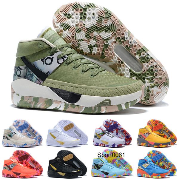 

new kevin durant no 7 13 starting black white kids basketball shoes mens kd 13s 12 what the aunt pearl sports sneakers