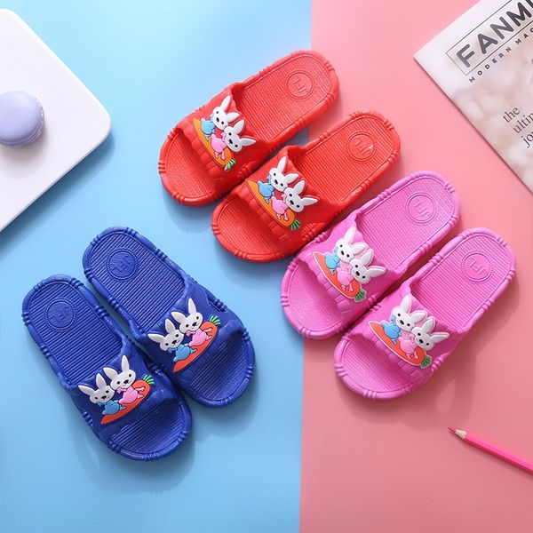 

four seasons cute children children children' indoor baby slippers bathroom comfortable children' home slippers, Black;grey