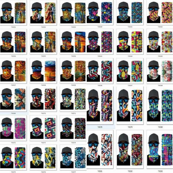 

outdoor seamless magic skull scarf face mask scarf cycling riding masks warm neckerchief outdoor facial party masks outdoor seamless aseii, Black