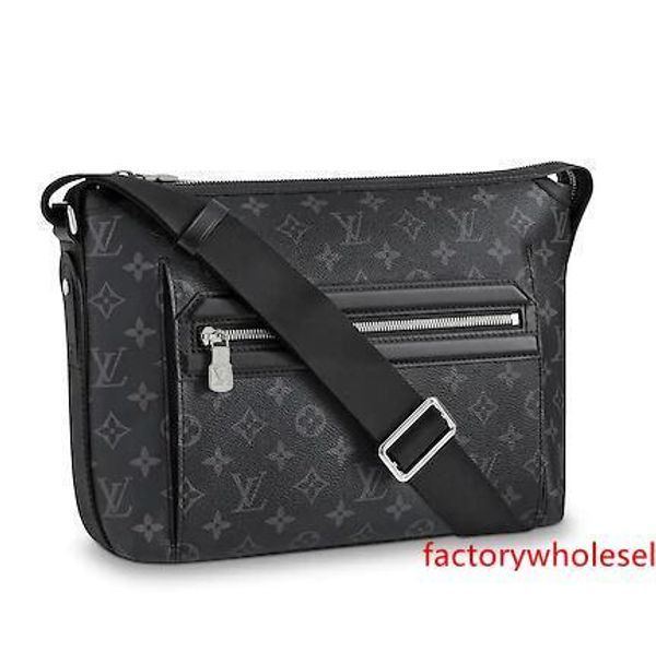 

m44223 odyssey messenger pm men real caviar lambskin le boy chain flap bag handbags shoulder messenger bags totes