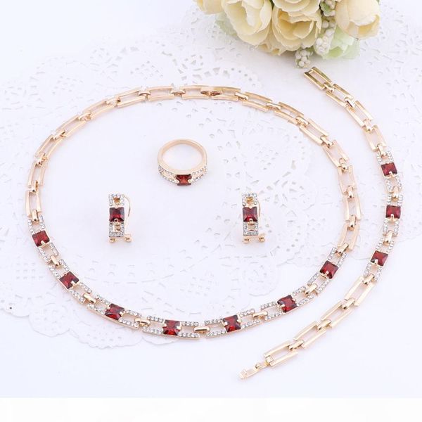 

ретро дубай свадебные украшения наборы кристалл цвета золота наборы украшений для женщин нигерийский свадебный комплект ювелирных изделий, Black