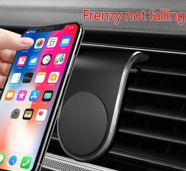 

магнитный держатель автомобильный телефон l форма air vent mount встаньте gps mobile автомобильный держатель для телефона iphone 11 про макс