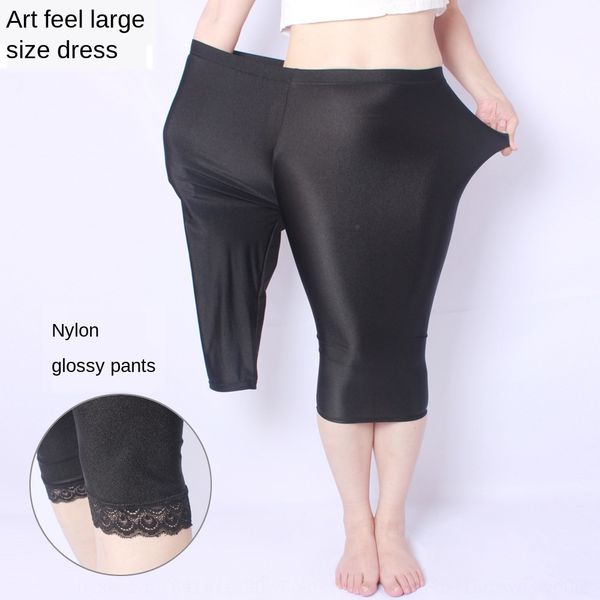 

slimming cropped thin nylon glossy large tight pants tight pants size high elastic slimming leggings, Black;white