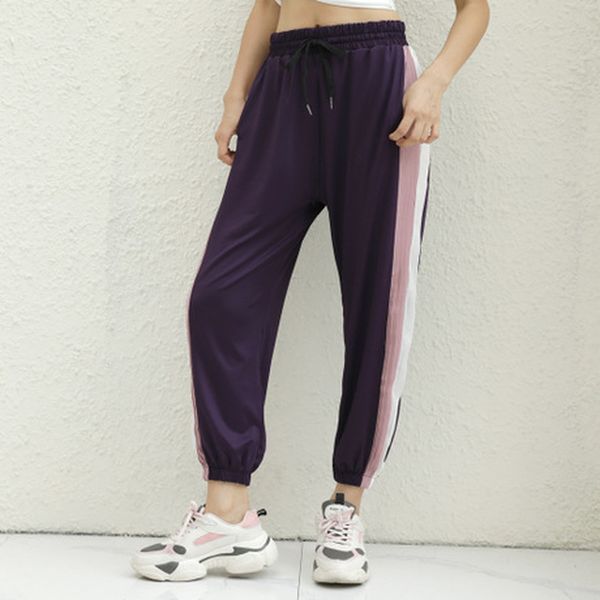 

быстрое высыхание свободных спортивные брюки женские брюки случайная открытый фитнес работают шнурок показать тонкий корсет йога, White;red