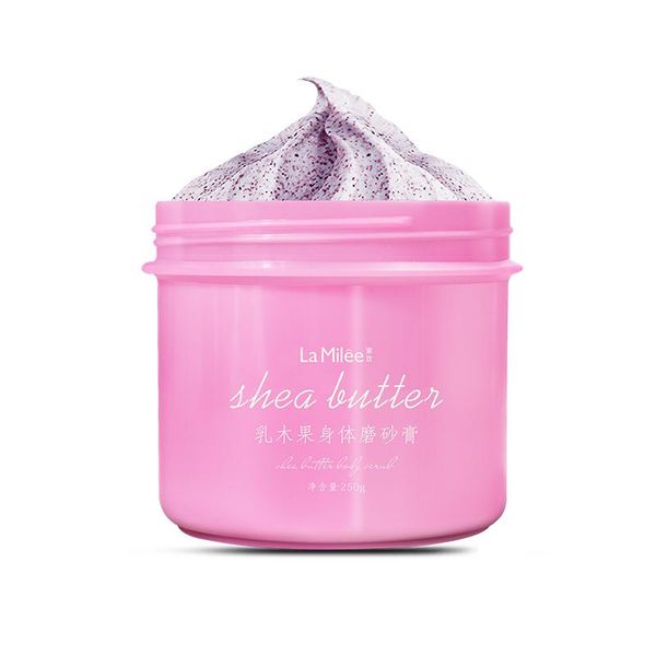 

exfoliating gel body scrub cream shea butter fruit skin whitening go cutin dead skin moisturizing body care 250g