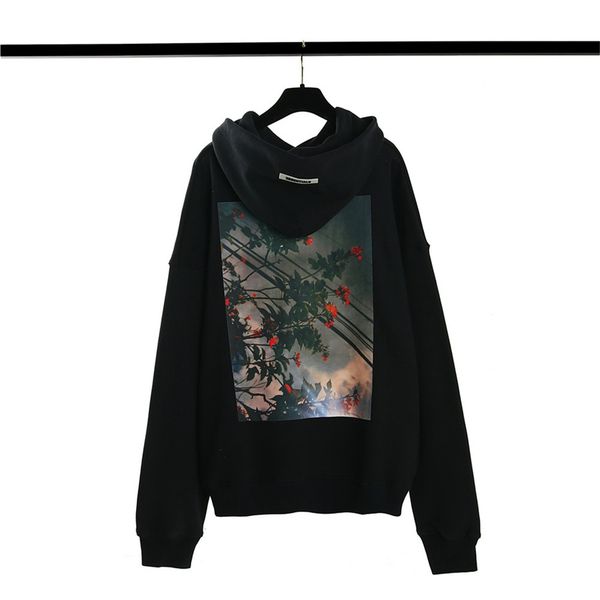 

7665 hip hop ot new arrival lack cotton male sweatshirt men oodies with letter casual spring sweater#212, Black