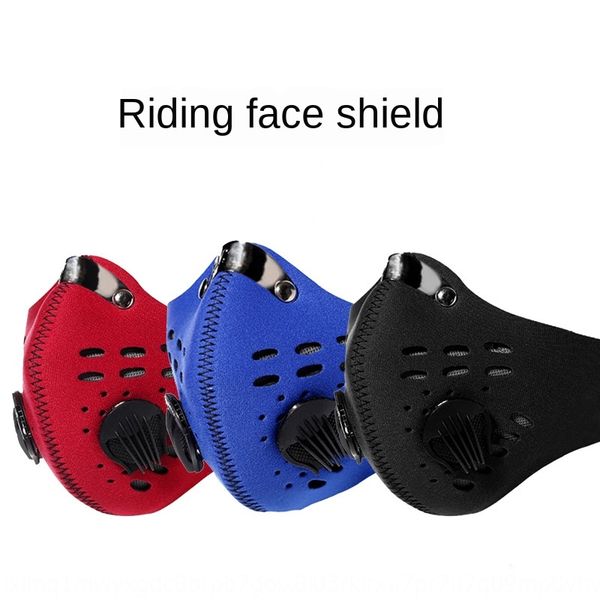 

hlwgs diving material environmental bicycle protection dustproof warm face protection with breathing valve activated carbon running bicycle