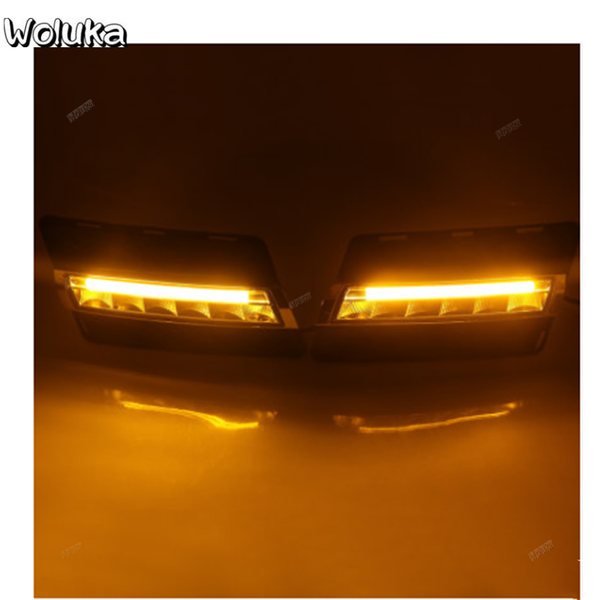 

white light yellow light blue led daytime running front fog lamp assembly cd50 q06