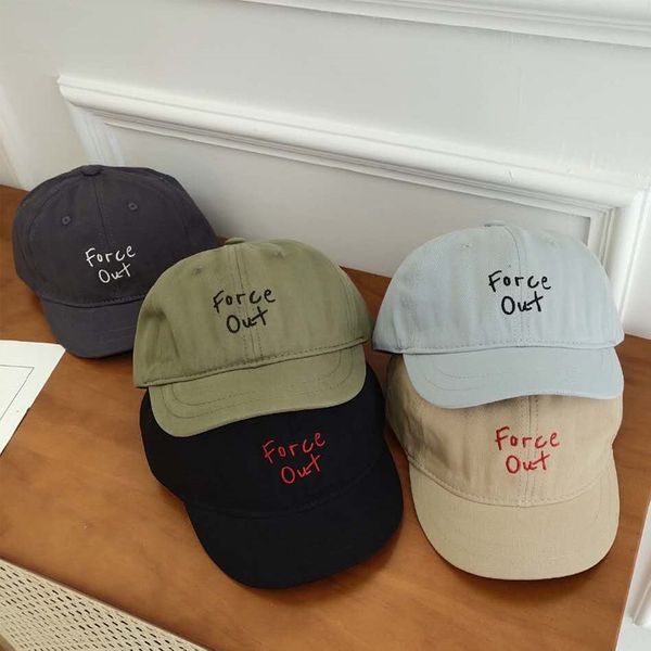 

6md0m female korean style fashionable ins fashionable brand short eaves letter cap summer thin baseball cap hat baseball hat breathable sol, Blue;gray