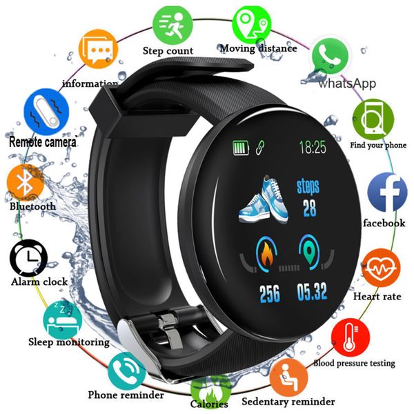 

bluetooth smart watch heart rate detection multifunctional waterproof smart silicone watch cne fast shipping, Slivery;brown