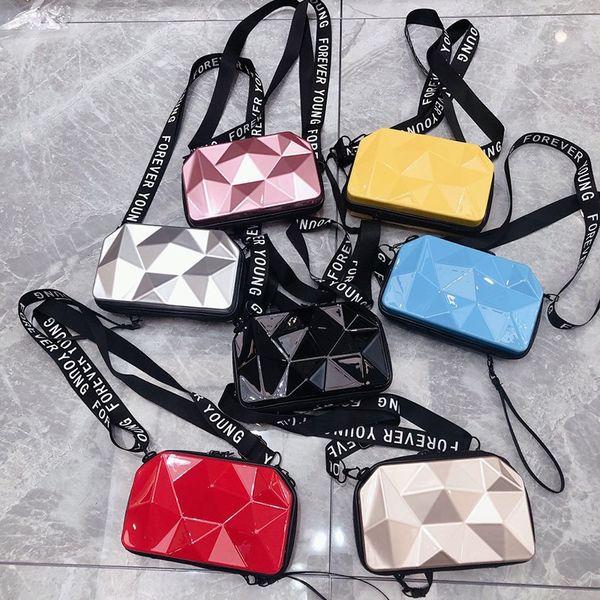 

2020 new shoulder phone small box-type single shoulder small backpack portable phone zipper women's mini bag candy-color diagonal bag