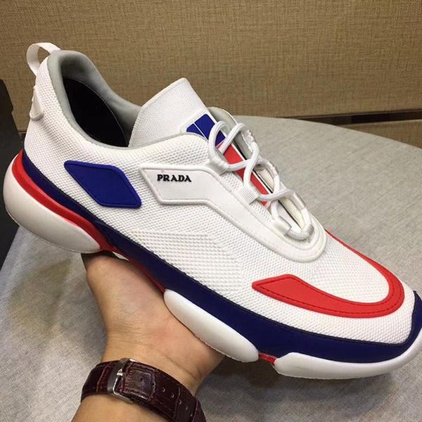 

new 2020 mens shoes sneakers chaussures pour hommes knit fabric cloudbust sneakers luxury men shoes sports footwears scarpe da uomo fashion