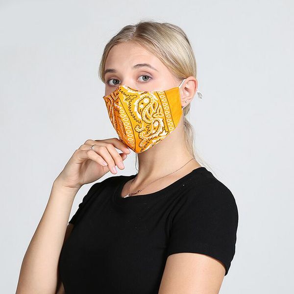 

5 styles floral printed mask personalized fashion dustproof breathable cotton mask washed outdoor soft protective masks dhl free