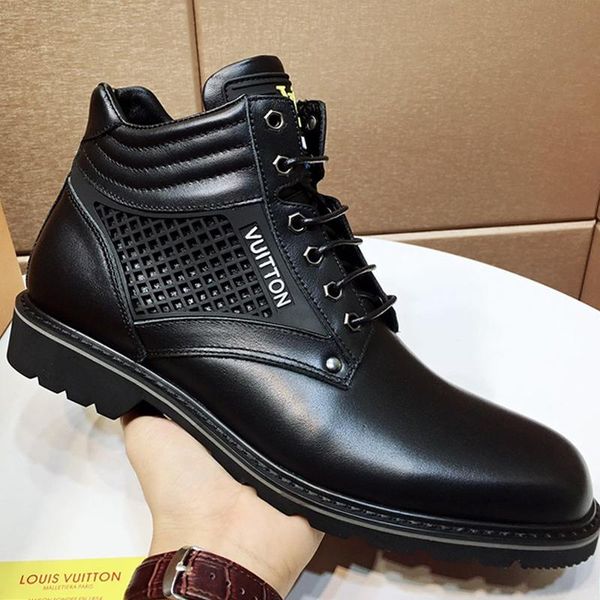 

mens shoes sneakers fashion boots casual with origin box zapatos botas para hombre luxury oberkampf ankle boot casual mens shoes boots, Black