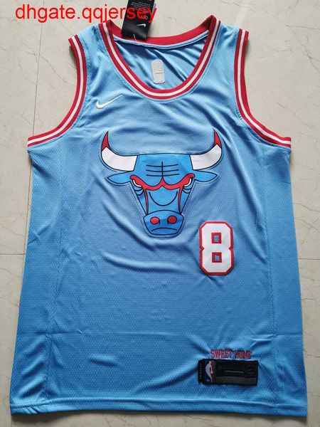 

горячие продажи 2020 мужского лавайн # 8 светло-голубой джерси, Gray