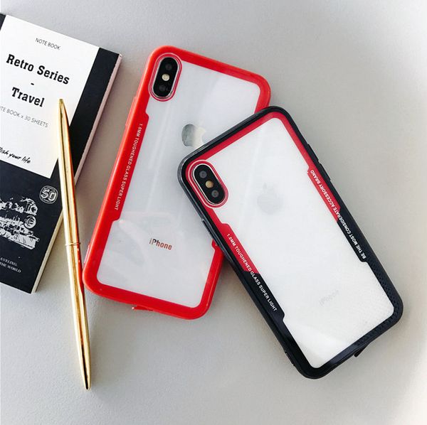 

shockproof protective tempered glass phone case for iphone x xs 11 pro max xr 5.8 6.1 6.5 5 5s se 6 6s 7 8 plus cases capa 2020