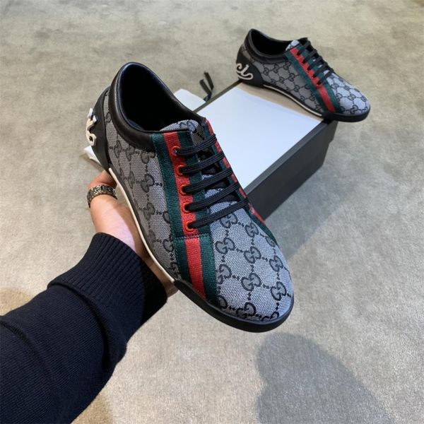 

2020 latest black leather casual shoes men casual shoes fashion trend comfortable shoe size 38-45 type 39745400613a