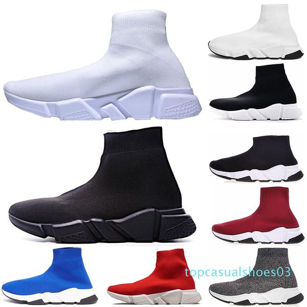 

designer shoes speed trainer casual shoes running shoes triple black white flat fashion socks boots men women sports sneakers 36-45 t03