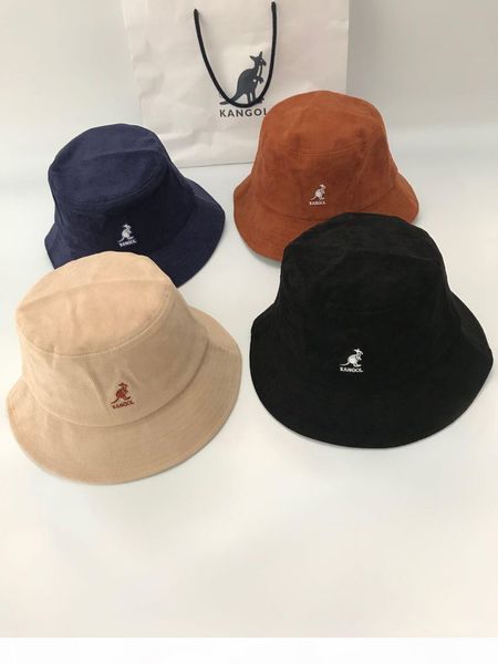 

a men 's designer kangol kangaroo fisherman basin bucket cap corduroy to onedr3571, Blue;gray