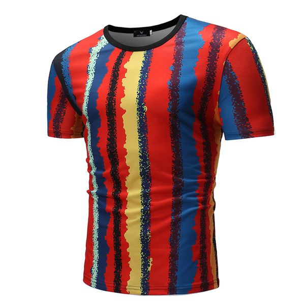 

mens t shirt 2020 new arrival designer fashion casual summer short sleeves color stripes shirt, White;black