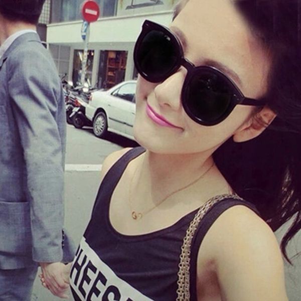 

ybszt fashionable men sun with the same style sunglasses arrow round face black lady polarized sun glasses round frame korean style fashiona, White;black