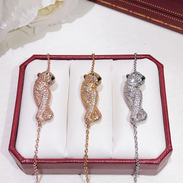 

fashion high-end trend street style domineering leopard bracelet perfect and gorgeous freight women's bracelet party high gift shi, Golden;silver
