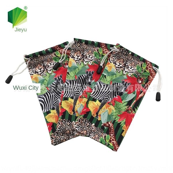 

microfiber animation landscape storage double microfiber animation landscape sun storage sunglasses double bag glasses bag, Blue