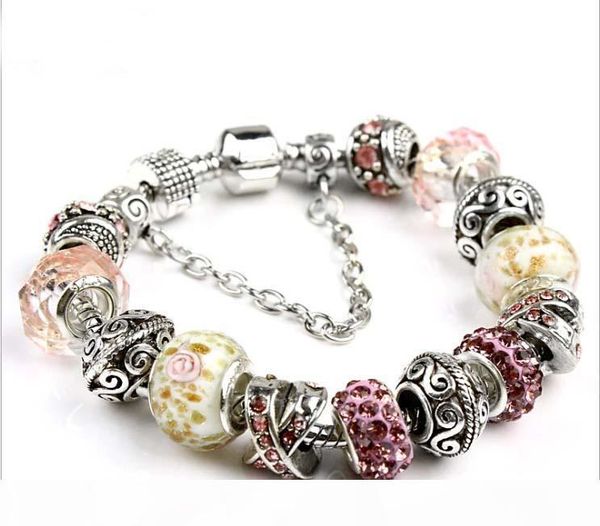 

s 18 +3cm new fashion european charm bracelets fit for women 925 silver snake chain bangle diy jewelry children 's day as christm, Golden;silver