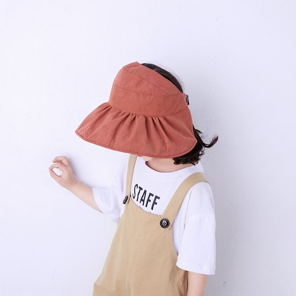 

2019 new cute foldable waterproof and heat-insulating sun for men and women bucket bucket children's sun hat fisherman's hat, Yellow