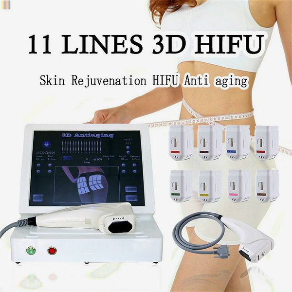 

new model 3d 4d hifu machine 11 lines high intensity focused ultrasound hifu face lift anti-wrinkle for face and body slimming