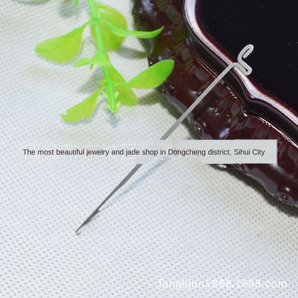 

w72us literary play manual diy crochet needle threading tool bracelet diy buddha beads buddha head three-way scattered beads lead hook acces, Silver