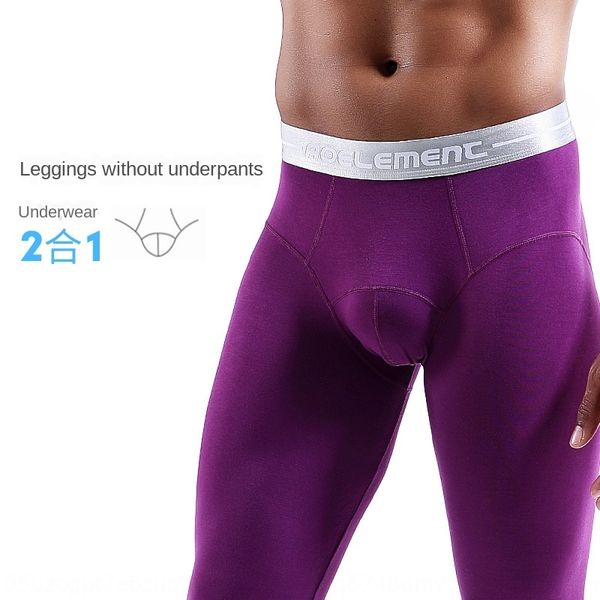 

мужские теплые плотные одиночные тонкие осенние брюки плотно модальные теплые брюки осенние и зимние тонкие лосины, Black;white