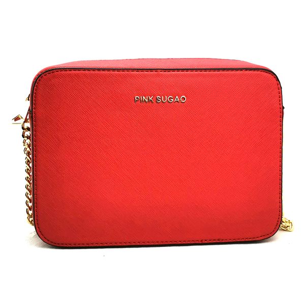 

pink sugao women shoulder bags fashion messenger bag handbag chain crossbody bag pu leather high quality
