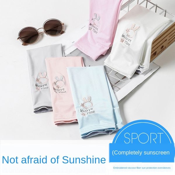 

new ice silk sunscreen sleeve men's and women's outdoor ridinggloves and gloves training driving korean sleeve